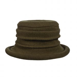 Boiled Wool Hat - Olive main image 0
