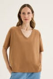 YARRA TRAIL TOP | GLASS TEE : YTWN3043 | NUTMEG