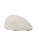 AVENEL OF MELBOURNE|MANHATTAN-LINEN BLEND FLAT CAP |22167