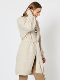 Alison Long Line Cardigan | Natural