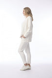 ORIENTIQUE TOP CREW NECK TOP | WINTER WHITE 52712