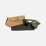 Carve Rivals X Jake Marshell Polarized Recycled Sunglasses | Forest Green with Grey Lens