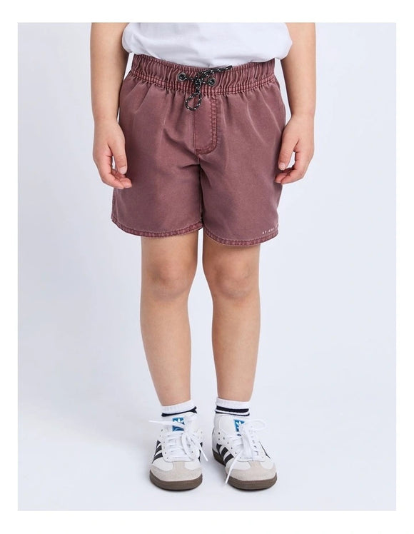 ST GOLIATH BOYS ILLUSION SHORT | BURGANDY