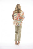 ORIENTIQUE | Gordes Top Round  Neck Button Through