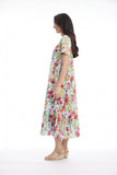 ORIENTIQUE | La Mala Midi Square Neckline Dress