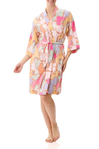 GIVONI # 2AC05W SHORT KIMONO WRAP