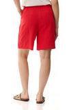 GIVONI #2AL95 - LINEN SHORT | SCARLET