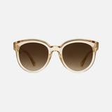 Carve Harpo Sunglasses | Gloss Translucent Chai Tea with Light Brown Gradient Lens