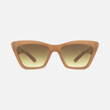 Carve Tahoe Sunglasses | Gloss Translucent Nude with Gradient Brown Lens