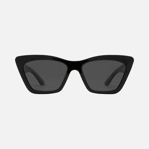 Carve Tahoe Recycled Polarized Sunglasses | Gloss Black with Grey Lens