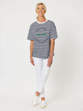 Saint Tropez Striped Tee | Navy