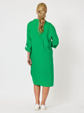 On Point Shirt Dress | Emerald