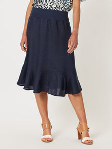 GORDON SMITH |Piccolo Flute Hem Skirt - Navy