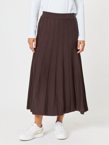 GORDON SMITH KATE LONG SKIRT | CHOCLATE | 44471