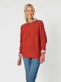 Carmen Batwing Knit | Maple