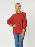 Carmen Batwing Knit | Maple