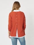 THREADZ|Claire 2 In 1 Top - Burnt Orange