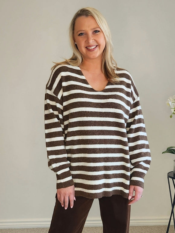 THREADZ JACKIE STRIPE KNIT 47085