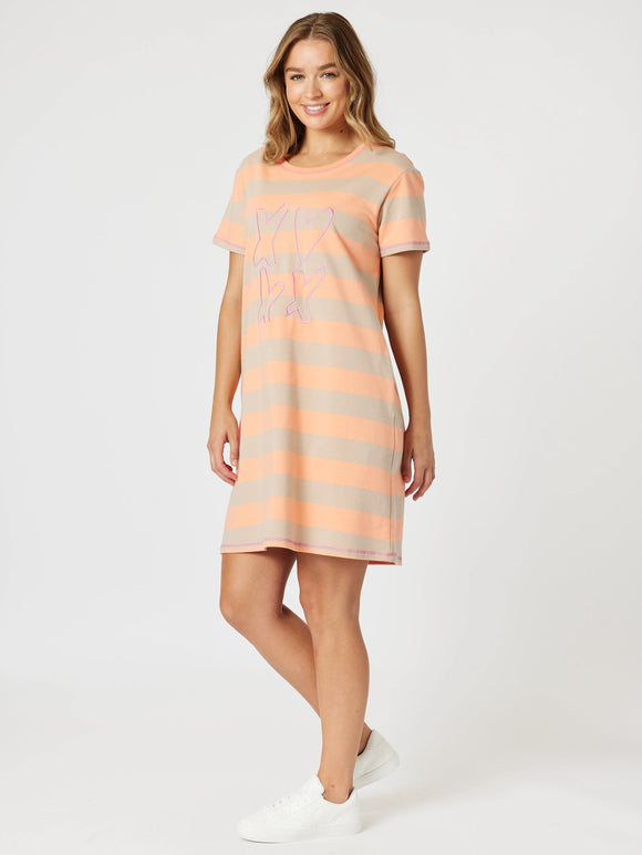 THREADZ | LOVE & KISSES | MANGO / NATURAL - 47929