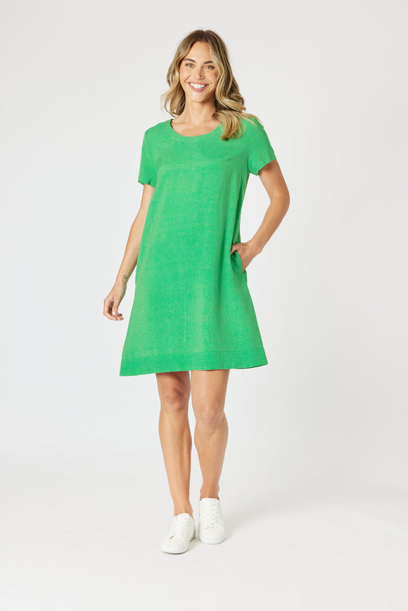 GORDON SMITH LINO STITCH DRESS | ELM - 47951