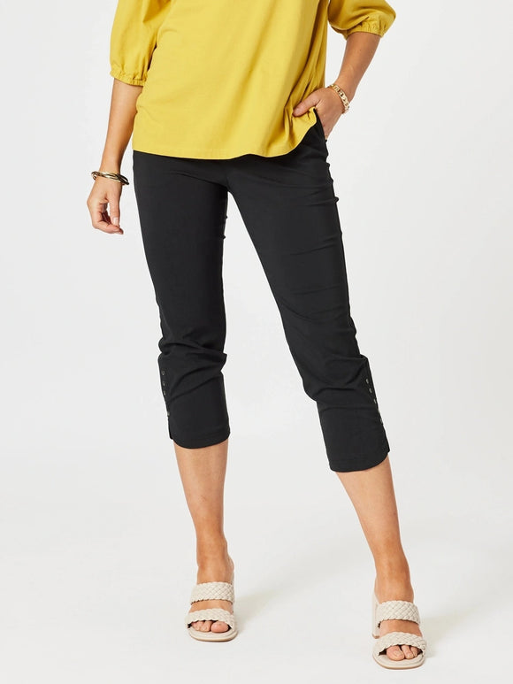 CLARITY PETAL PARACHUTE PANT | BLACK - 48128