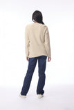 ORIENTIQUE KNIT JUMPER 1327 | NATURAL MELANGE