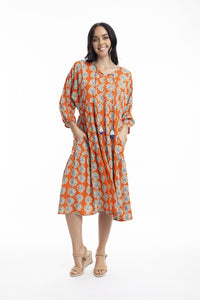 Orientique Camps Bay 3/4 Sleeve Bib Dress