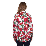 HARD SLOG WOMENS ZOE 1\2 PLACKT LONG SLEEVE SHIRT | MULTI