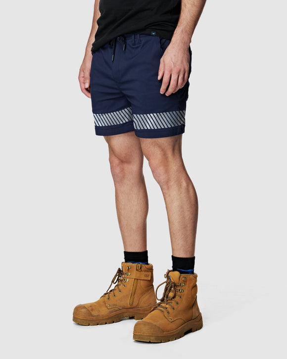 ELWD Men's REFLECTIVE  Elastic LT SHORT