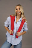 HUMIDITY NALA STRIPE SHIRT| SKU HW 26600