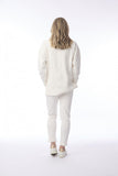 ORIENTIQUE TOP CREW NECK TOP | WINTER WHITE 52712