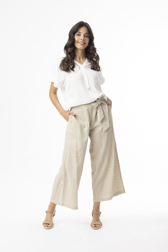 ORIENTIQUE- BRODERIE ESSENTIAL PANT