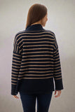 SLADE HIGH NECK STRIPE JUMPER 7QN535