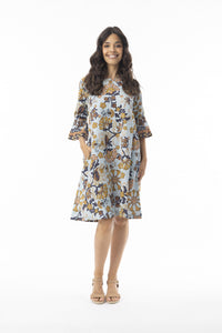 Orientique Macieo Contempory 3/4 sleeve Dress