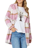 Hunter Check Coat in Pink