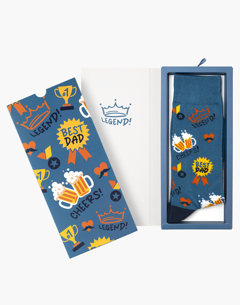 BAMBOOZLD MENS | BEST DAD SOCK & CARD SET