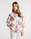 Yarra Trail Paradise Top | White