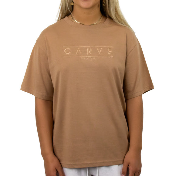 Carve LADIES T-SHIRT | MOCHA