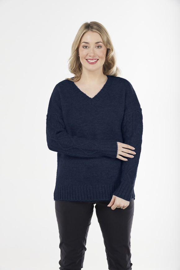 Bella V Neck Pullover