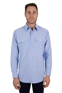 HARD SLOG| Mens Fred H/PLKT LS Shirt