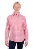 Thomas Cook Womens Racquel 1/2 Placket Long Sleeve Shirt