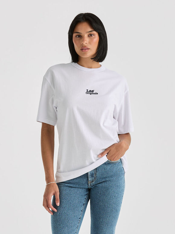 LEE ORIGINALS RELAXED TEE WHITE