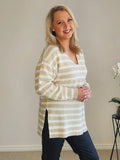 THREADZ JACKIE STRIPE KNIT 47085