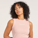 Slim Rib Tank | Rosebud