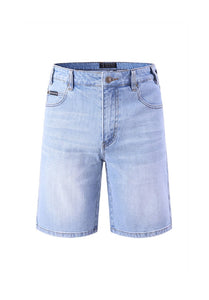 Pilbara Men's Stretch Denim Jean Short /Acid Wash