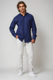 BLKWD MENS DONALD LONG SLEEVE SHIRT| NAVY