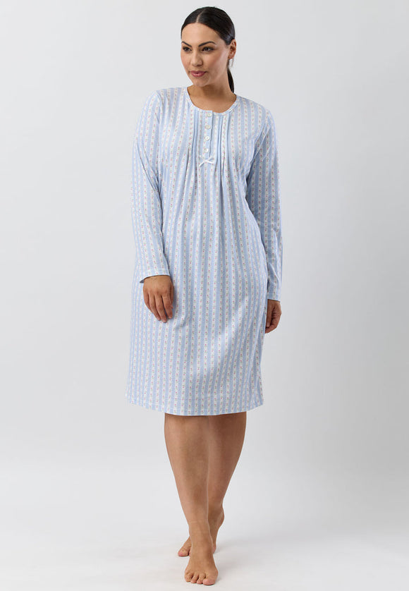 SCHRANK ROSE STRIPE NIGHTIE  - SK203R5
