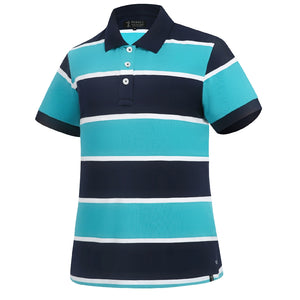 Ritemate Women's Y/D Striped Polo