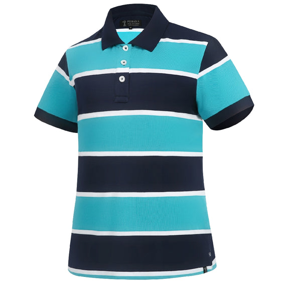 Ritemate Women's Y/D Striped Polo