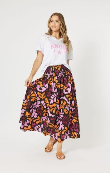 THREADZ|Tara Print Skirt